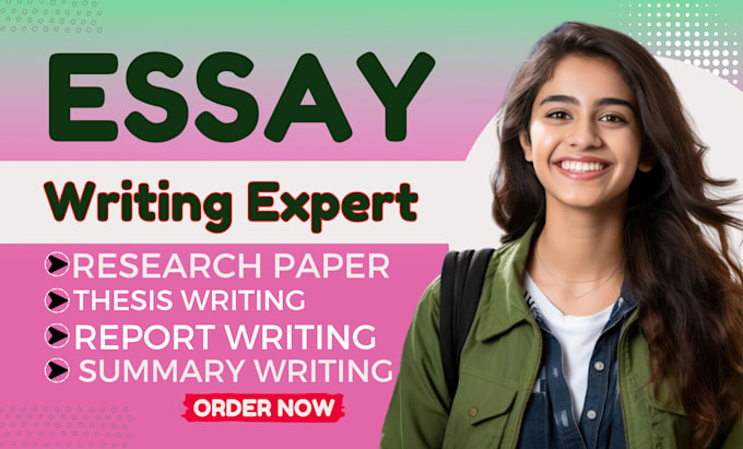 Gig Preview - Be your professional essay writer and research expert