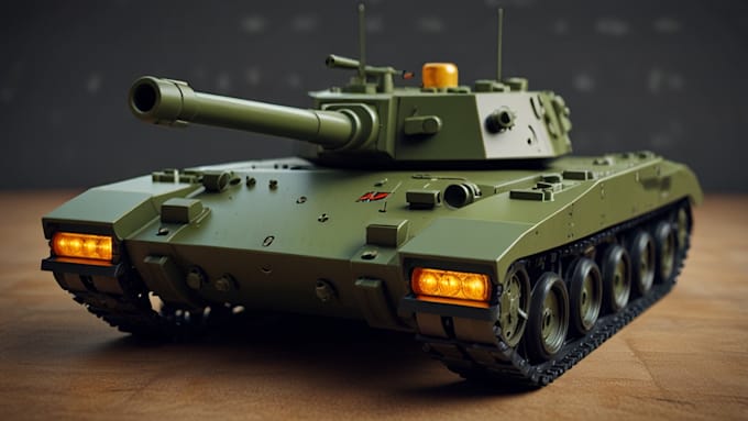 Gig Preview - Create 3d car modeling, 3d vehicle and realistic render, armored tank and plane