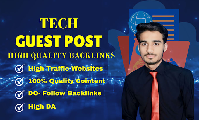 Gig Preview - Provide quality tech guest posts with powerful backlinks