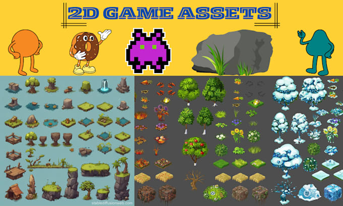 Bestseller - create quality unity 2d game assets for your project