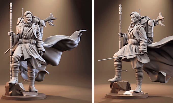 Gig Preview - Sculpt 3d model, characters, action figures , miniatures toys for 3d printing