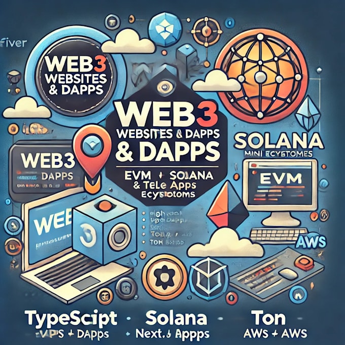 Gig Preview - Develop web3 products dapps and website