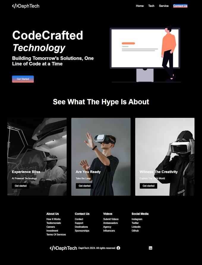 Gig Preview - Design a custom, responsive HTML CSS landing page or a static website