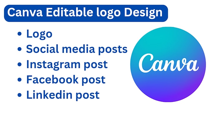 Bestseller - design anything in canva, logo, flyer, social media post