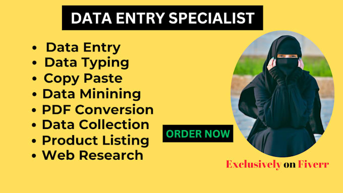 Bestseller - do data entry, lead generation and web research