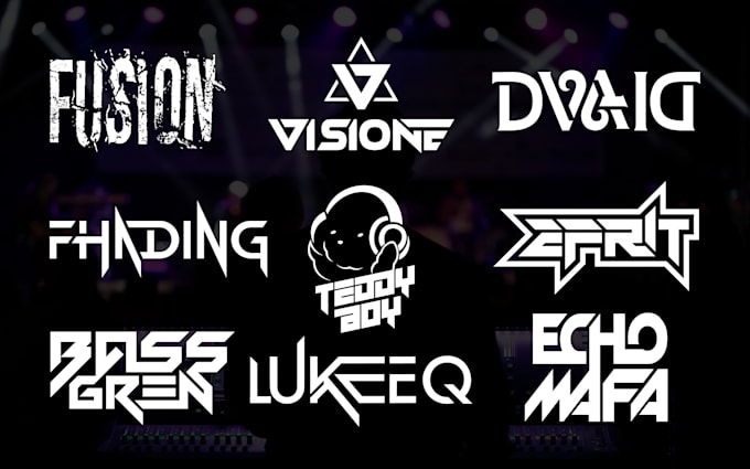 Gig Preview - Design custom dj, band, music typography logo for your brand