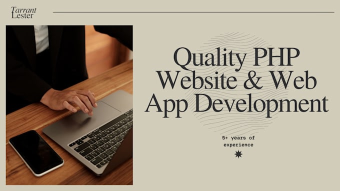 Gig Preview - Do high quality PHP website and web app development