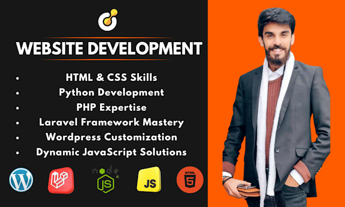 Gig Preview - Build html, css, java, python programming, full stack premium site specialist