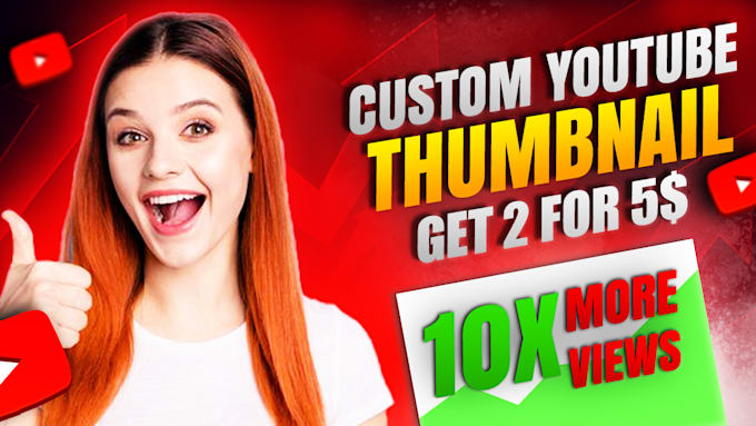 Gig Preview - Design premium and custom thumbnail to boost your views