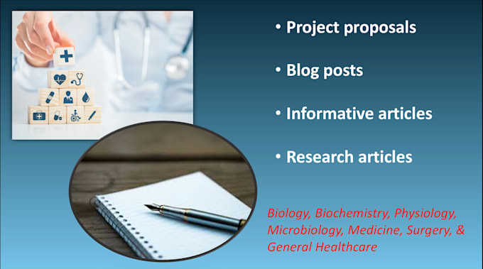 Bestseller - produce high quality, tailor made medical articles