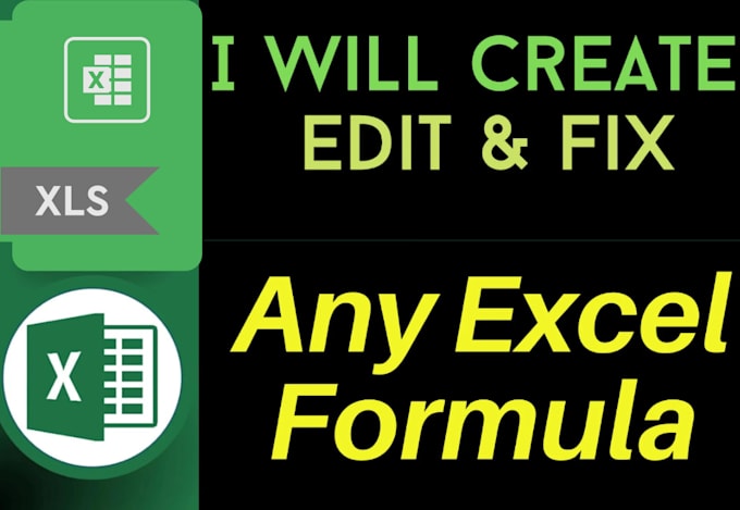 Gig Preview - Create excel vlookup formula, fix excel vlookup formula,create any excel formula