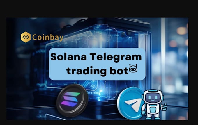 Gig Preview - Telegram bot, telegram crypto bot, telegram trading bot, solana crypto