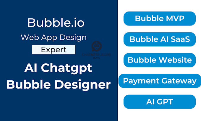 Gig Preview - Do bubble io app  website, bubble ai saas, bubble mvp, saas promo video