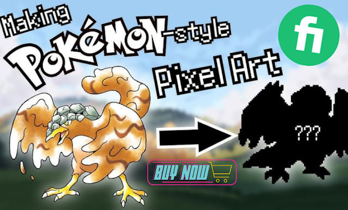 Gig Preview - Draw you own pokemon in the official pokemon art style