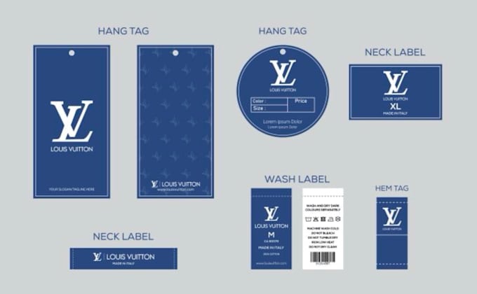 Gig Preview - Design professional clothing labels in less then 24 hours