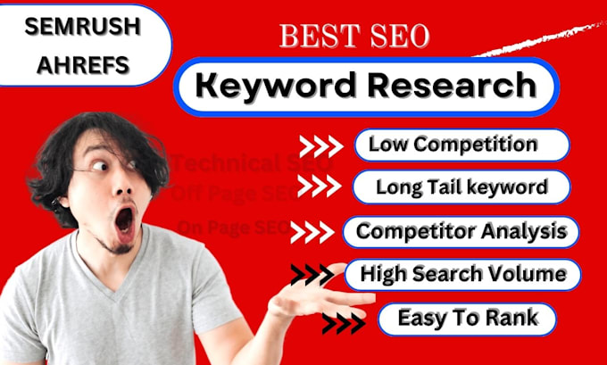 Gig Preview - Perform advanced SEO keyword research and competitor analysis