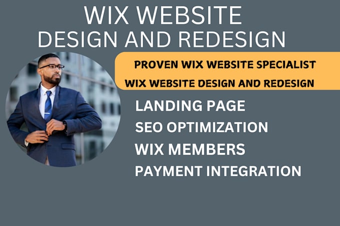 Gig Preview - Do wix website design and redesign