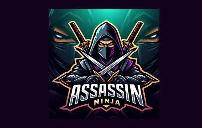 Bestseller - make amazing assasin ninja esport mascot logo with any file