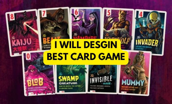 Bestseller - design card game art playing card game design