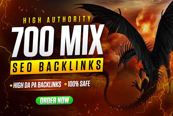 Gig Preview - High quality 700 mix SEO package backlinks