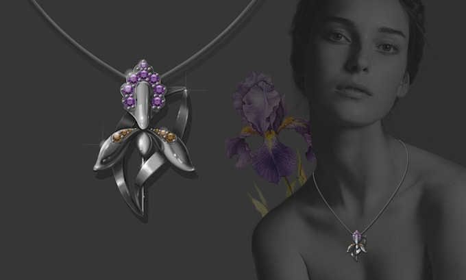 Bestseller - draw custom digital jewelry sketches and concept designs