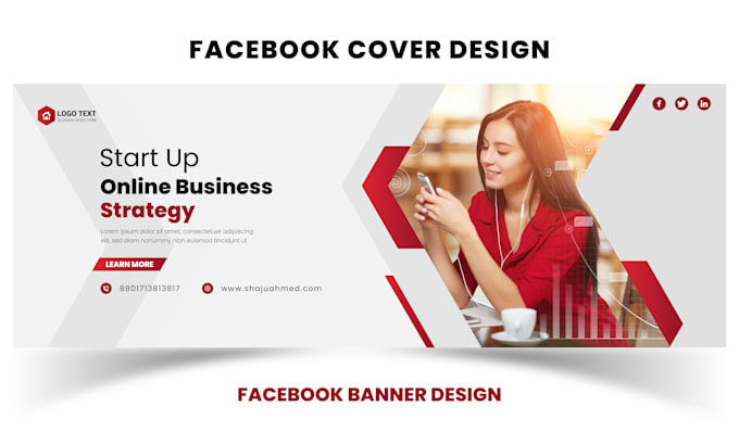 Gig Preview - Design facebook cover or social media banner professionally