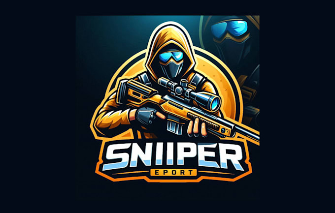 Gig Preview - Do creative sniper esports mascot logo with new concept