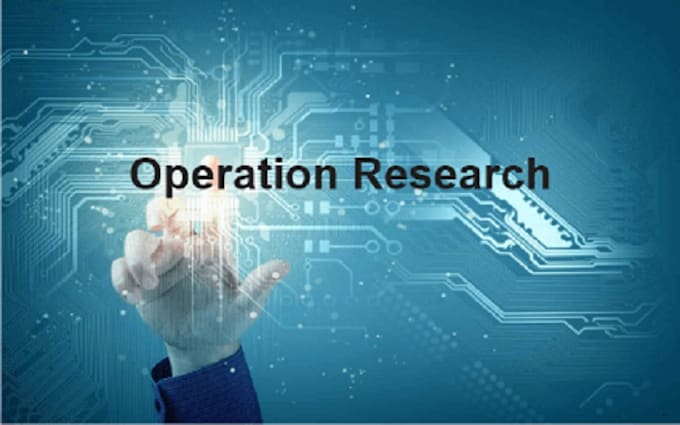 Gig Preview - Assist in operation research, linear programming projects