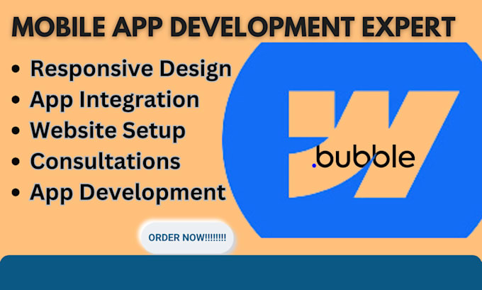 Gig Preview - Build bubble io saas mvp app bubble website developer, bubble saas mvp developer