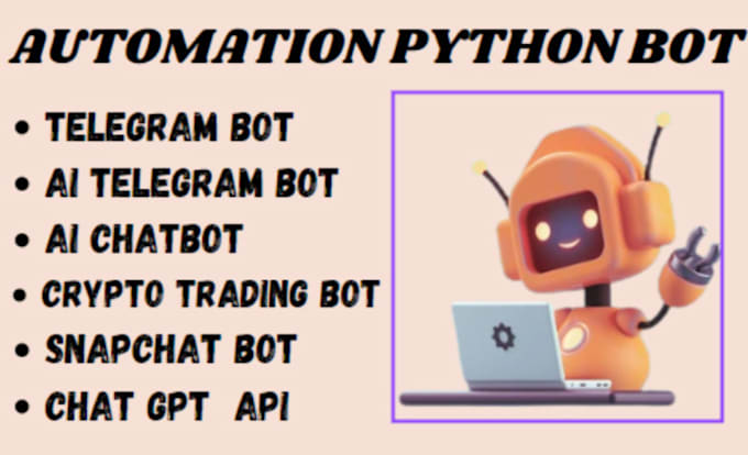 Gig Preview - Develop telegram bot using telegram API for python