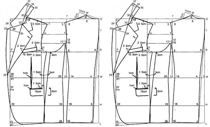 Gig Preview - Make a pattern of your clothes, PDF, ai, dxf pattern