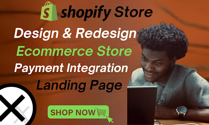 Gig Preview - Design shopify website redesign shopify store redesign shopify website design