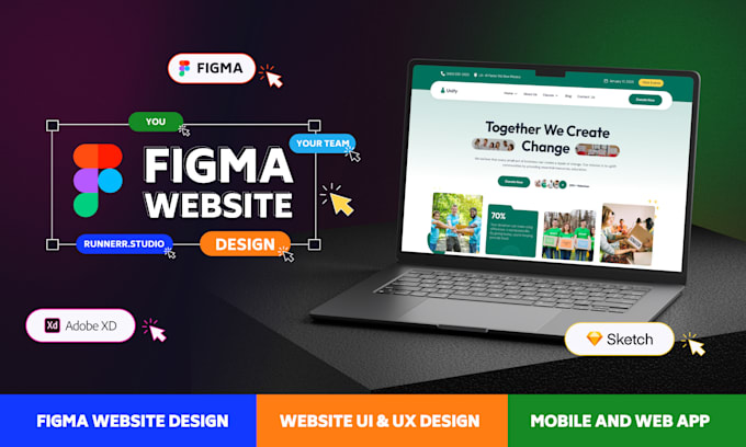 Bestseller - do amazing design for website or landing page using figma