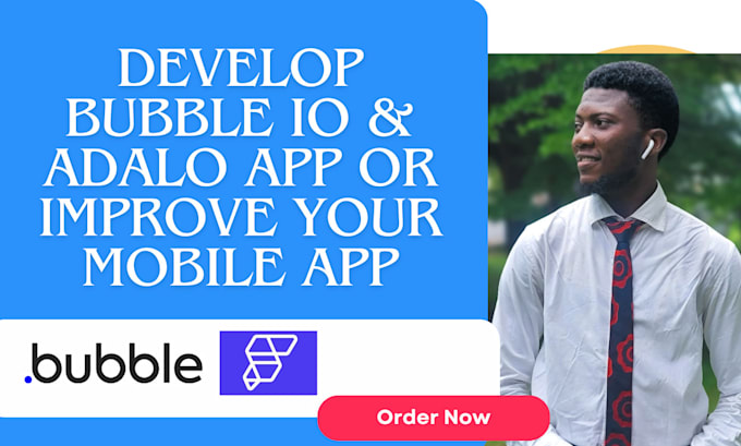 Gig Preview - Develop bubble adalo bubble io website buildfire web app saas mvp mobile app