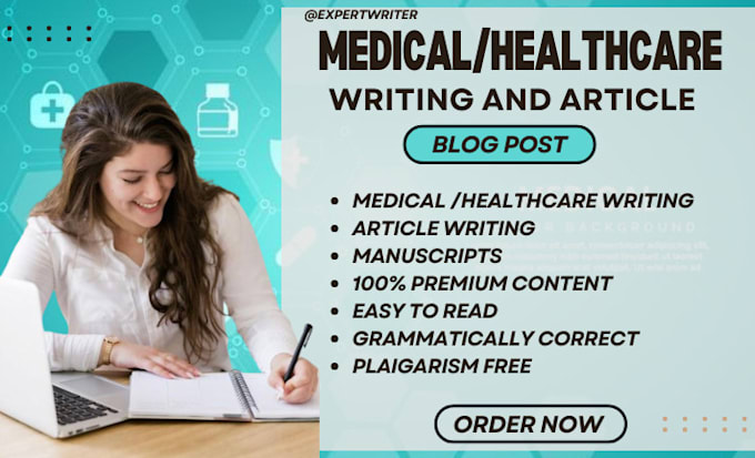 Gig Preview - Write and rewrite medical ebook healthcare mental health dental  article or blog