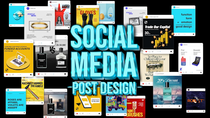 Gig Preview - Create professional social media post design