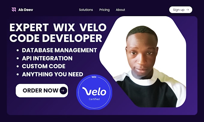 Gig Preview - Design or redesign wix website, bug fixes with wix code wix velo and database