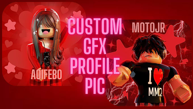 Bestseller - create you a custom roblox gfx profile picture