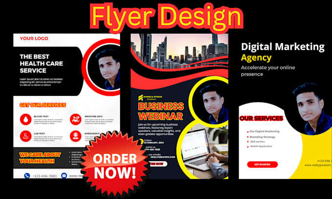 Bestseller - your urgent flyer design or poster within 24  hours