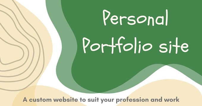 Gig Preview - Create your personal portfolio page