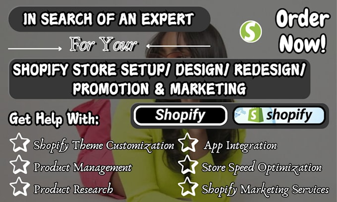 Bestseller - design shopify store or website, shopify dropshipping marketing and promotion