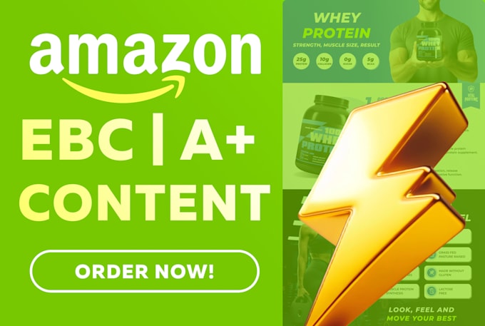 Gig Preview - Design amazon a plus content that enhanced your brand