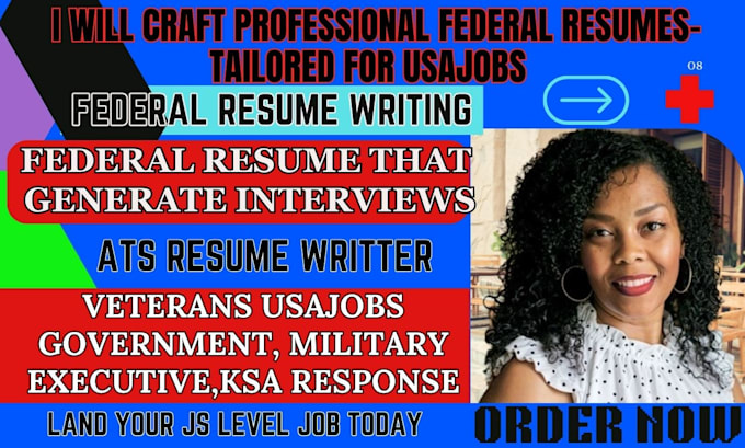 Gig Preview - Write federal executive resume cover letter that generates an interviews and ats