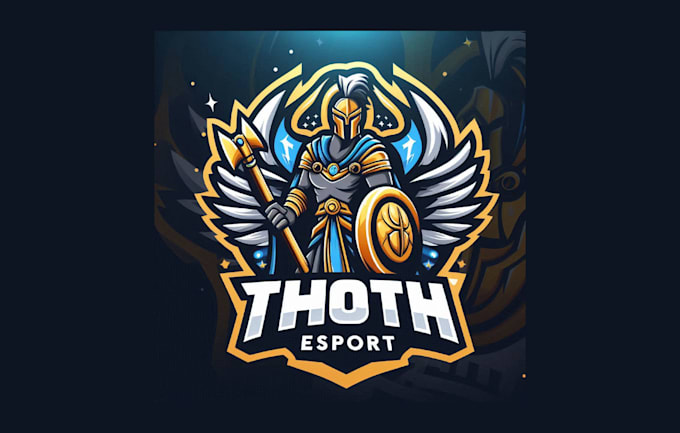 Gig Preview - Make an amazing thoth esport mascot logo in just two days