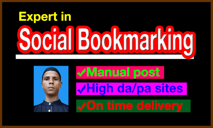 Gig Preview - Do 50 social bookmarking on high da sites manually