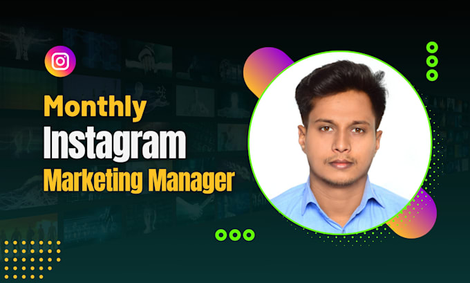 Gig Preview - Do monthly instagram marketing manager and content strategy