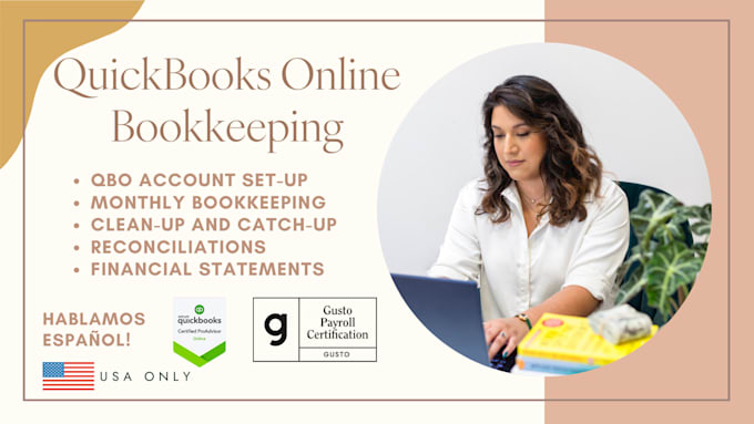 Gig Preview - Do your bookkeeping on quickbooks online