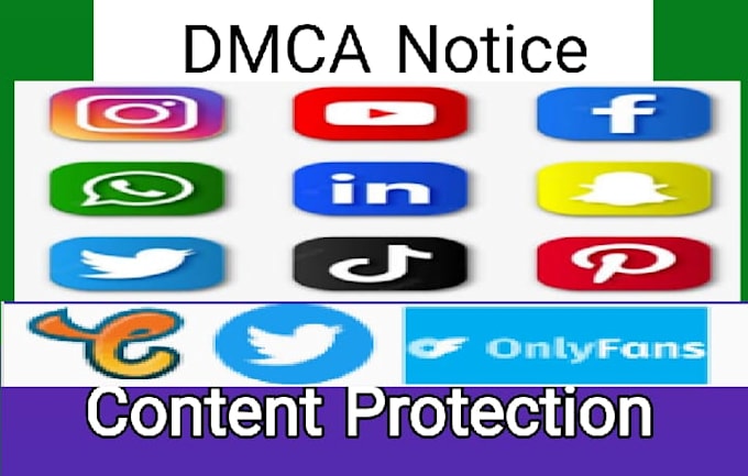 Gig Preview - Takedown copyright content from google, fb, ig, t, x onlyfans, amazon under dmca