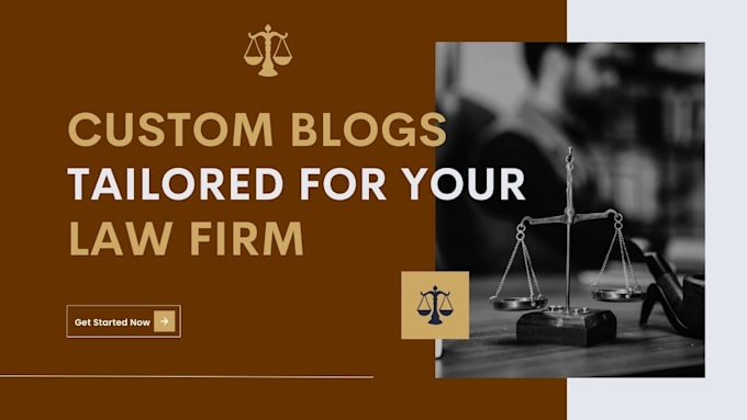 Gig Preview - Create a high quality custom blog for your law firm