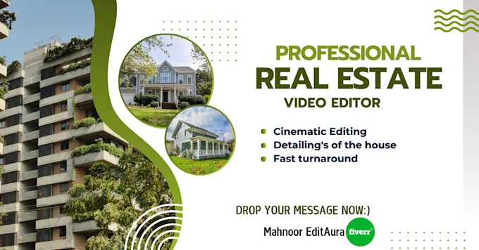 Gig Preview - Do home tour real estate video editing